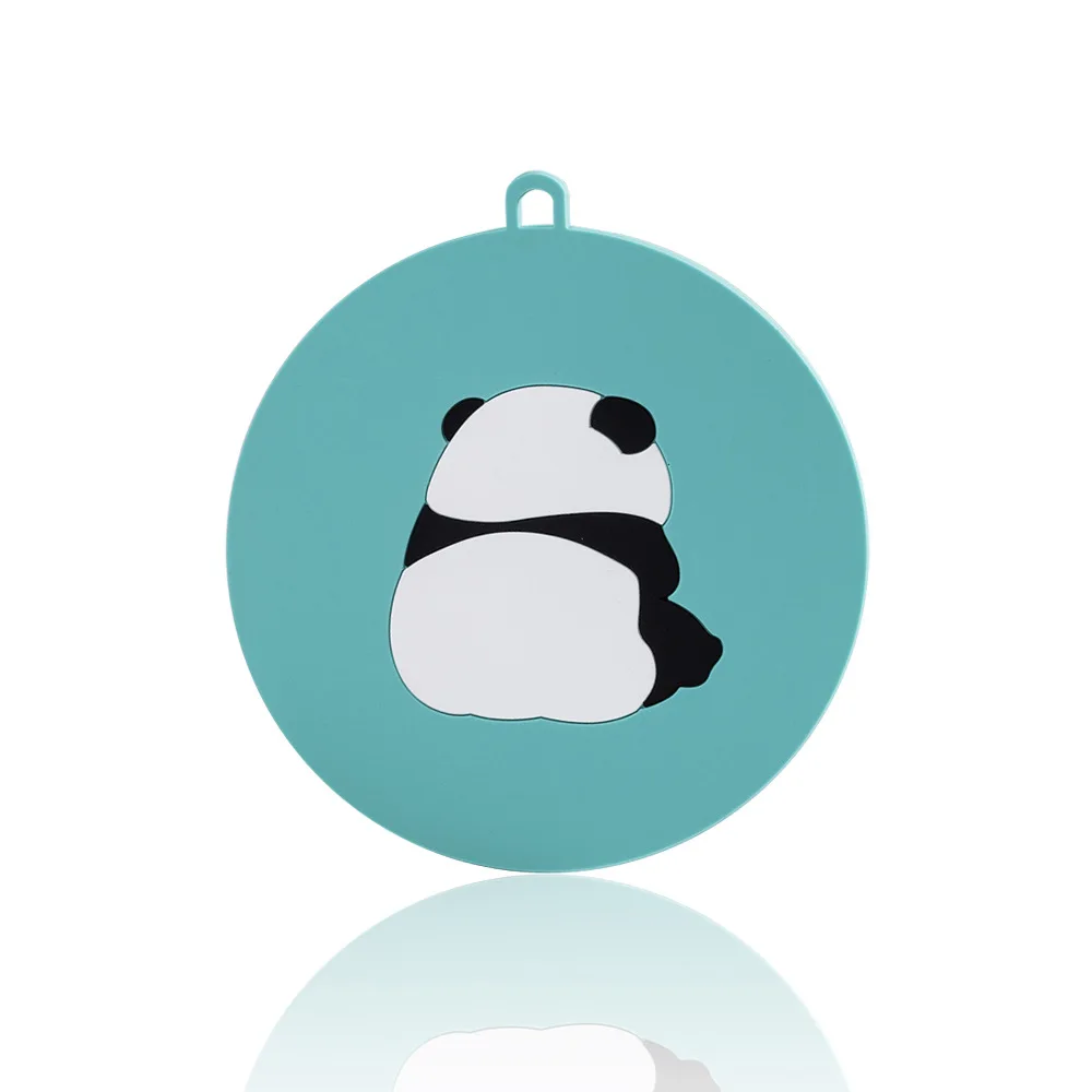 

Cute Cartoon Thick PVC Placemat Slip- resistance Coaster Insulated Silicone Pad Creative Home Supplies