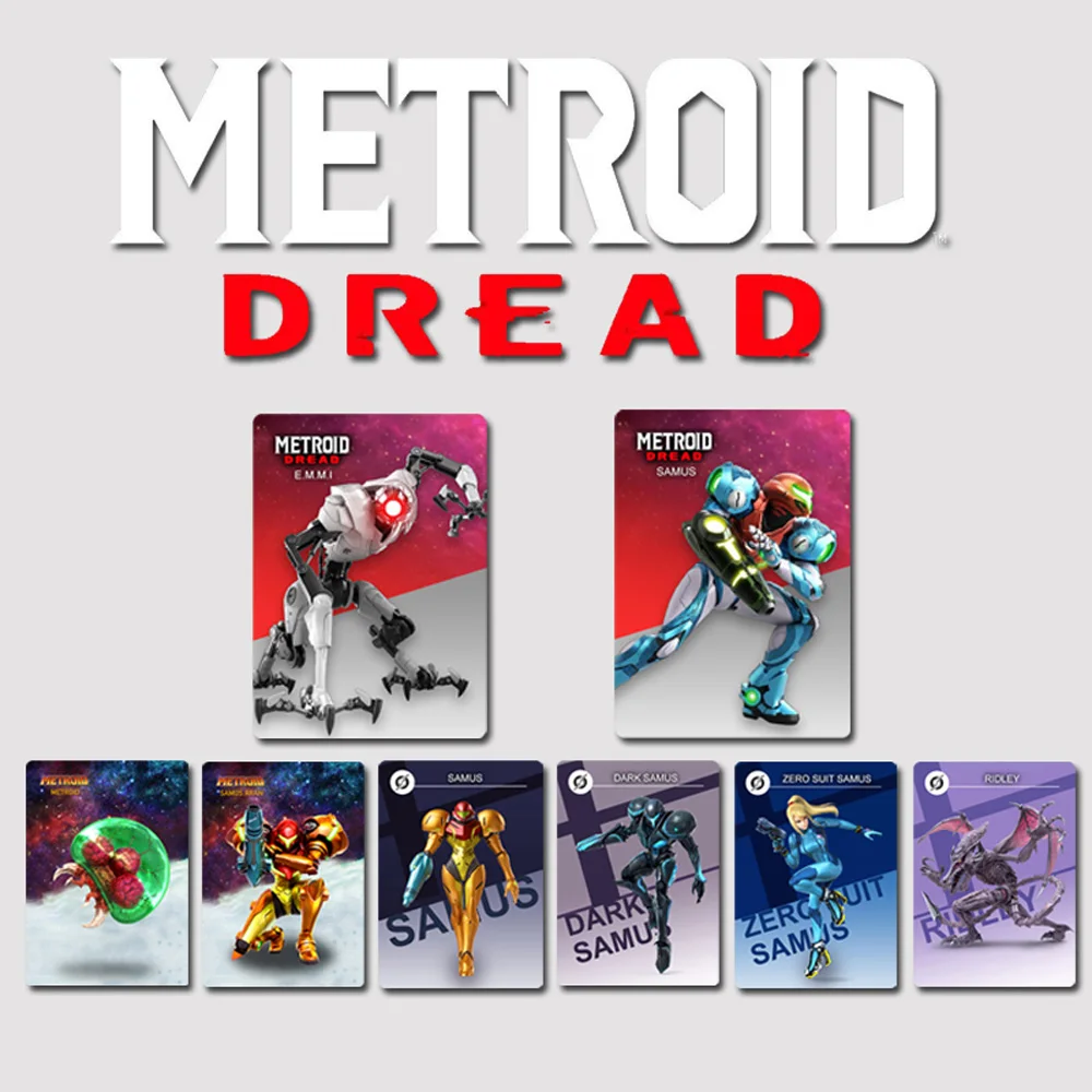 Metroid Dread amiiboen карта samus возвращает METROID 5 для NS Switch NFC ntag215 Tag amxxbo | Безопасность и