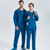 Uniforme Medical Scrubs Shirt Nurse Women Cotton Hospital Scrub Set for Man Workwear Round  Neck Top and Pant Suit Clothes 205
