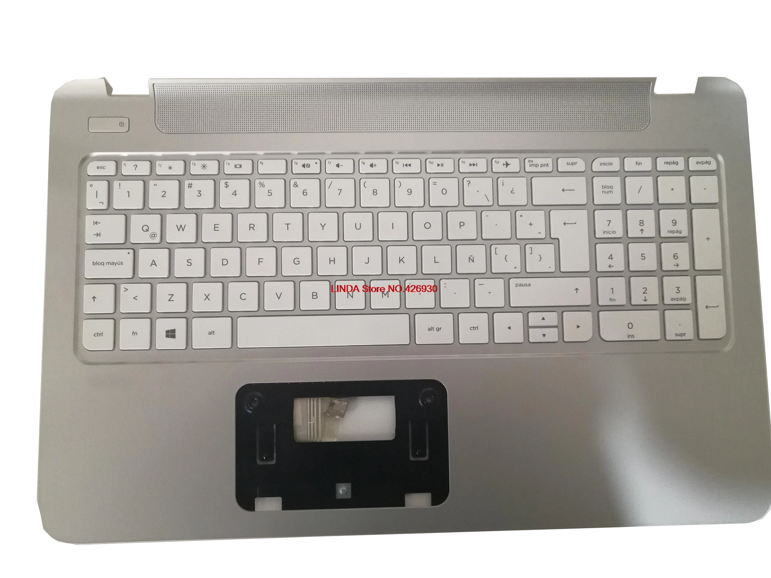 Laptop PalmRest&ampkeyboard For HP 15-P000 15-P004LA 15-P204LA C Shell Latin America keyboard 95% new 762530-161 2B-08630Q100 | Компьютеры