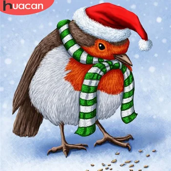 

HUACAN Diamond Embroidery Bird Full Square Handicraft Art Rhinestone Diamond Painting Animal Hobbies And Crafts Decor For Home