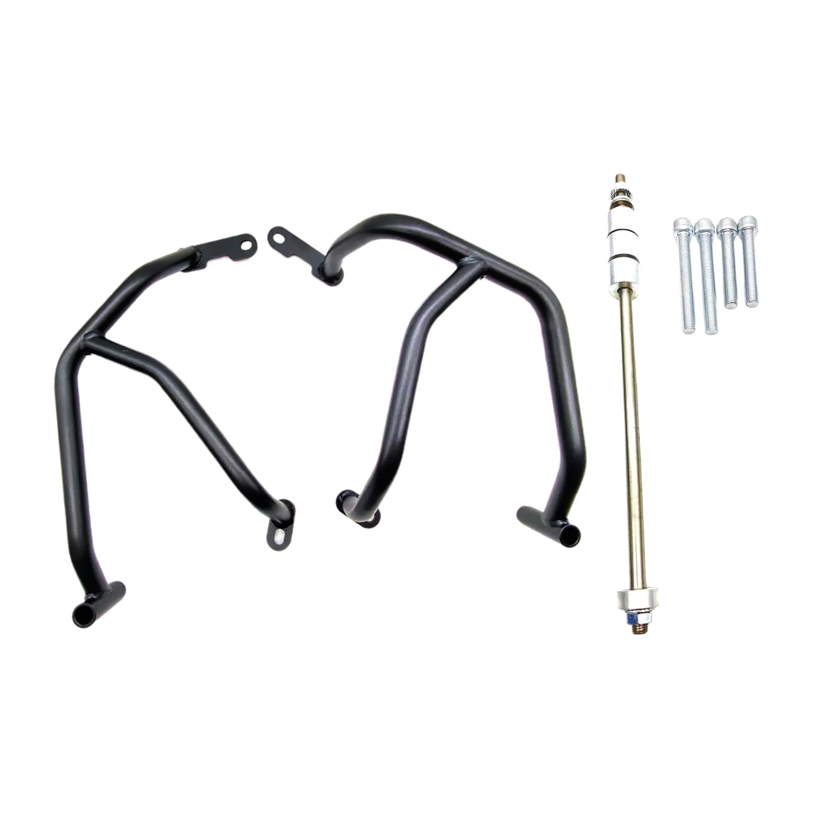 1Pair Carbon Steel Motorcycle Engine Guard Crash Bar Protector Compatible with Yamaha MT09 FZ09 2013-2020 Black | Автомобили и