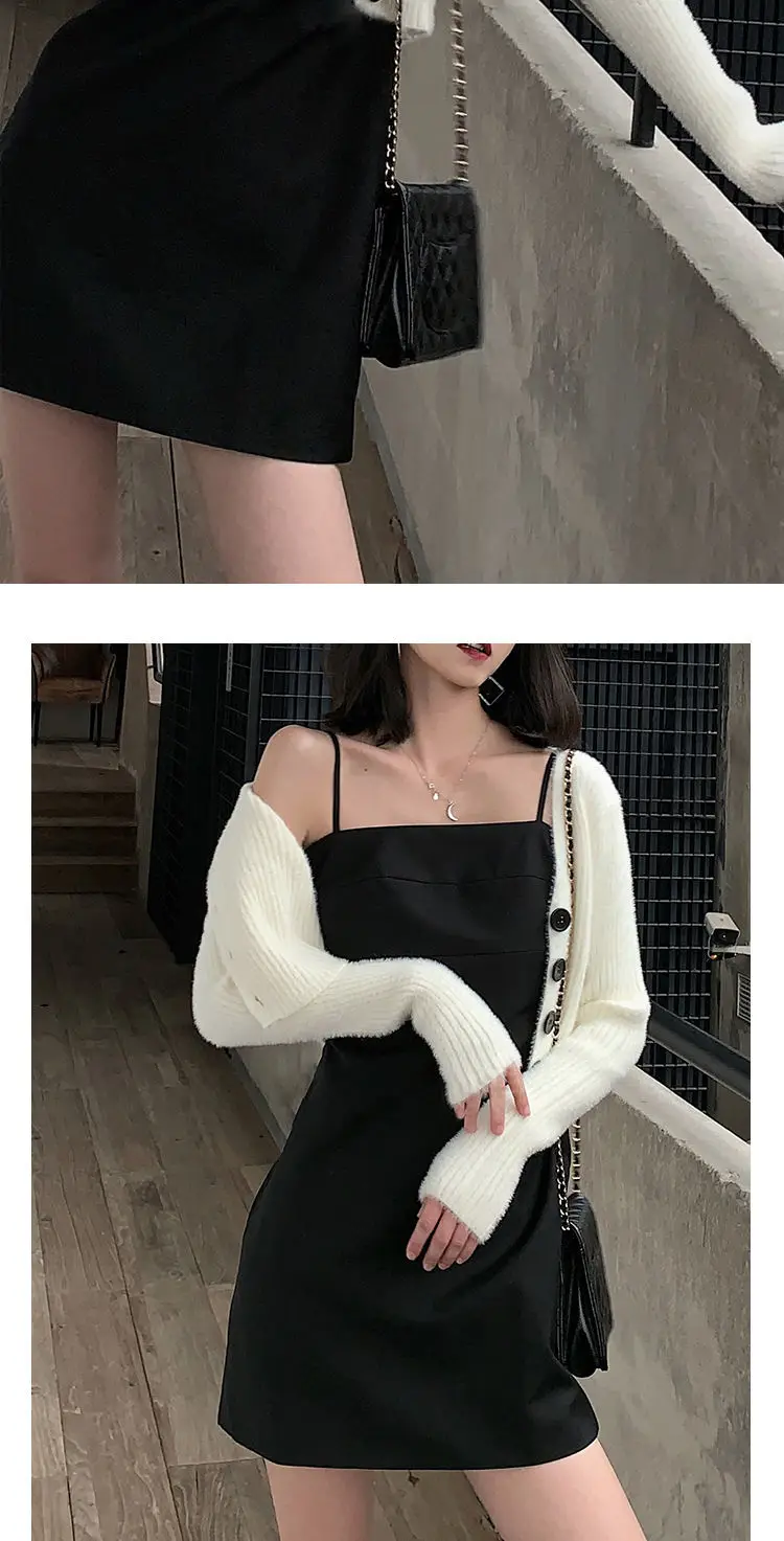 Sleeveless Dress Women Spaghetti Strap Mini Dresses Womens Sexy Spliced Chic Fashion Elegant Ins Partywear Streetwear All Match fancy dress