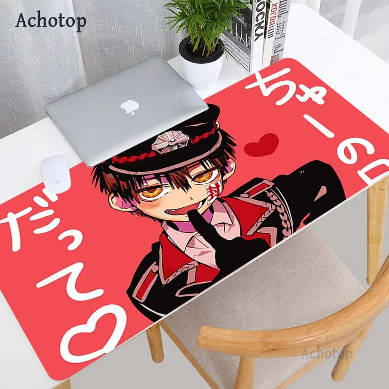 

Cute Mouse Pad Comtuper Desk Mat Large XXL Mousepad Kawaii Gaming Accessoroes Laptop Gamer Keyboard MacBook Hanako Kun Maus Mat
