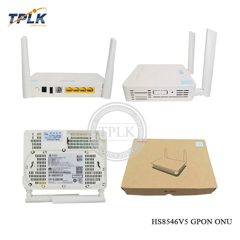 Оригинальный Новый HS8546V5 GPON ONU ONT с 4GE + 1TEL 2USB WIFI меньше чем HS8546V китайский мобильный