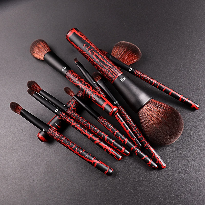Professional Make Up Brushes Set Face Powder Blush Eye Shadow Blending Brush Soft Synthetic Fiber Makeup Brushes Kit