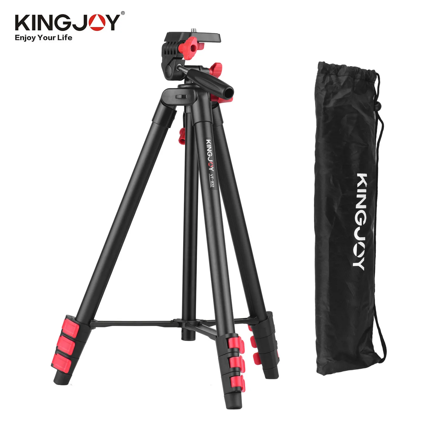 KINGJOY VT 832 Штатив для Камера Портативный сьемки вне Фото Видео штатив Трипод стойка