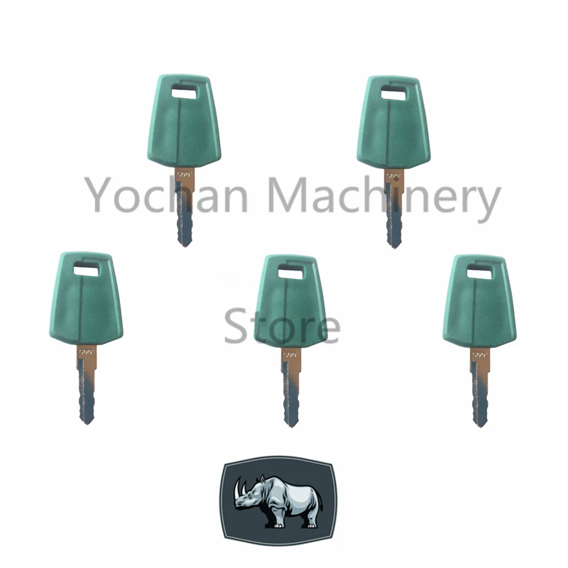 

5 PCS C001 Heavy Equipment Ignition Switch Starter Key For Volvo F Series Excavator Wheel Loader 55 60 ELI80-0124 11444208