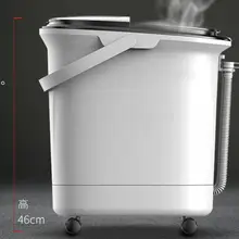 Ванна для ног Высокая глубокая баррель автоматический массаж Электрический пены таз нагреватель над икры Wu Hao с бытовой