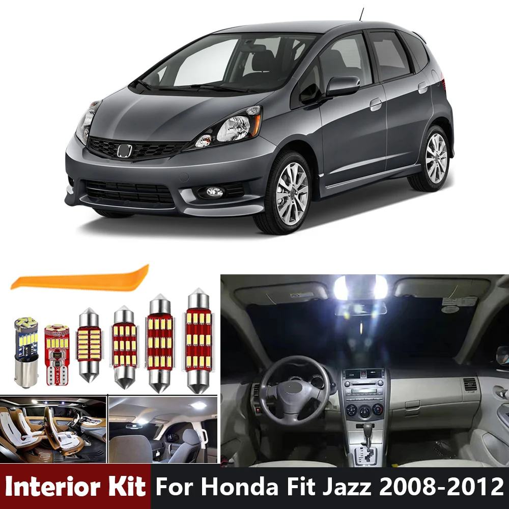 4 шт. Автомобильные светодиодные лампы Canbus для Honda Fit Jazz 2008 2009 2010 2011 2012|Сигнальная
