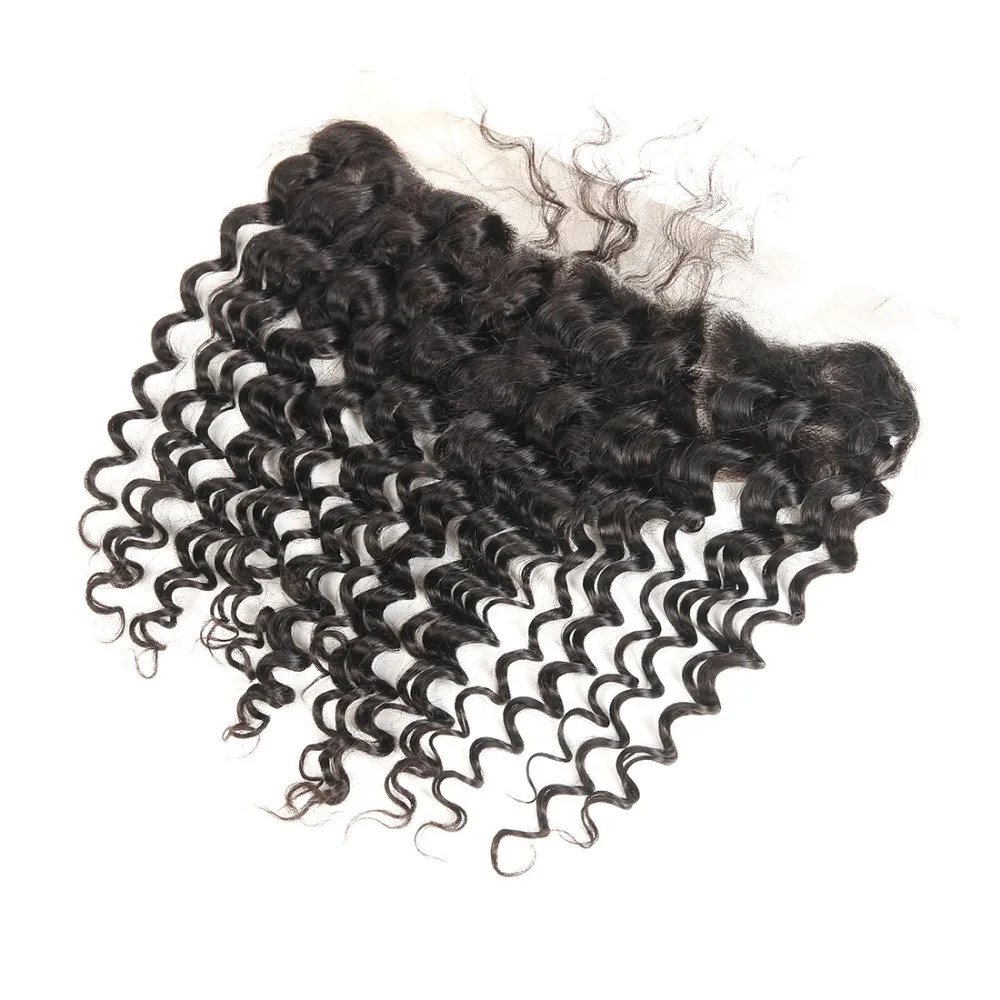 Бразильские Remy кудрявые вьющиеся фронтальные предварительно выщипанные настоящие человеческие волосы Фронтальная 13x4 фронтальная кружевная застежка с детскими волосами низкое соотношение