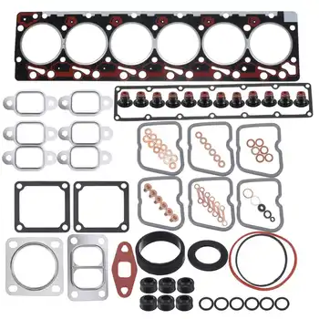 

45PCS Head Gasket Set For For Dodge Ram 6B 6BT 6BTA For Cummins 5.9L 12V (89-98) Rebuild Repair Replacement Service Kit