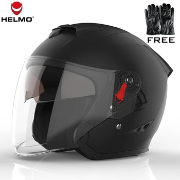

HELMO Half Face Motorcycle Helmet Professional Motocross Racing Helmet Off Road Touring Casco Racing Capacete