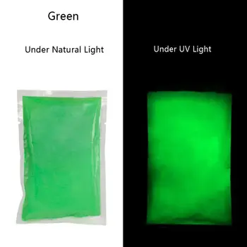 

100g 8 Colors Resin Bright Fluorescent UV Pigment Powder Black Light Reactive Luminous Resin Pigment Kit Jewerly Making