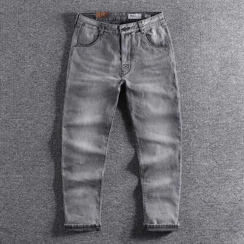 2020 new arrival High end Japanese jeans men's small straight pants high  quality cool boy handsome wear trouser 0390|Jeans| - AliExpress