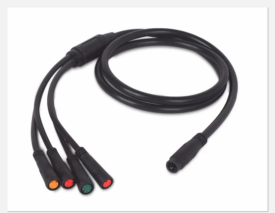 Discount Julet 1 to 4 main cable Waterproof  cable for electric bike 1 Discount Julet 1 to 4 main cable Waterproof  cable for electric bike 1