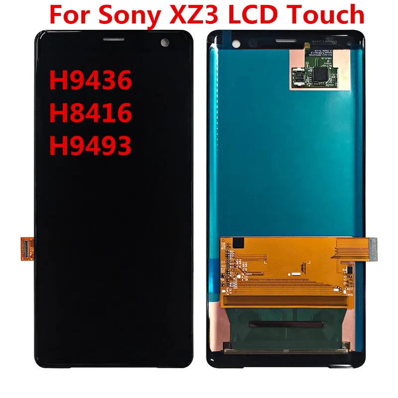 100% Test Oled Originale Per Sony Xperia Xz3 Display Lcd Touch Screen Digitizer Per Sony Xperia Xz 3 Lcd H9436 H8416 H9493