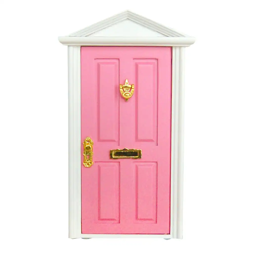 dolls house wooden front door
