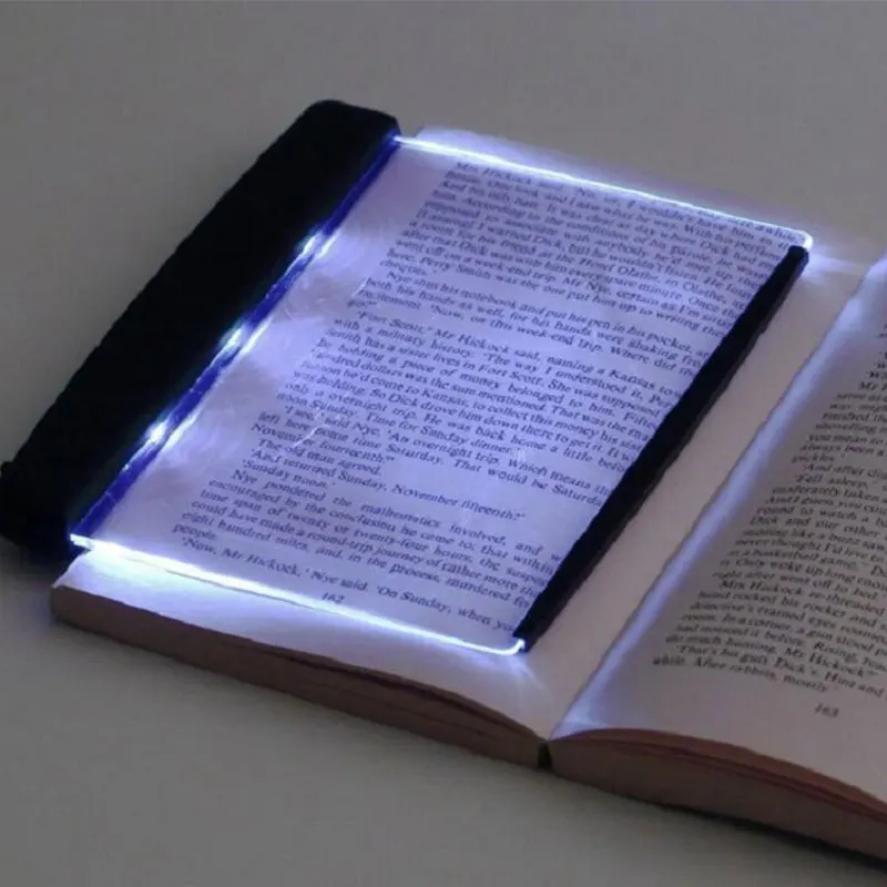 

2020 new Portable Creative Flat Plate LED Book Light Reading Night Light home Travel Dormitory Led Flat Night Reading Light