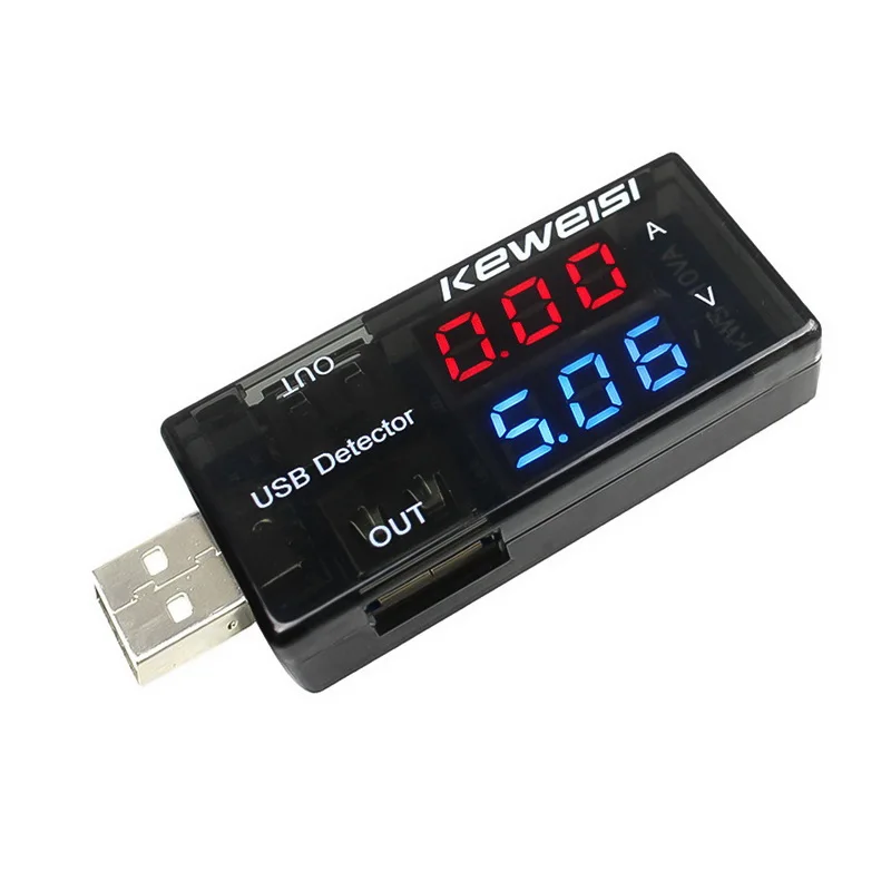 ЖК-мини-телефон USB тестер напряжения измеритель тока портативный доктор мобильное зарядное устройство Емкость детектор монитор вольтметр Амперметр - Цвет: KWS-10VA USB