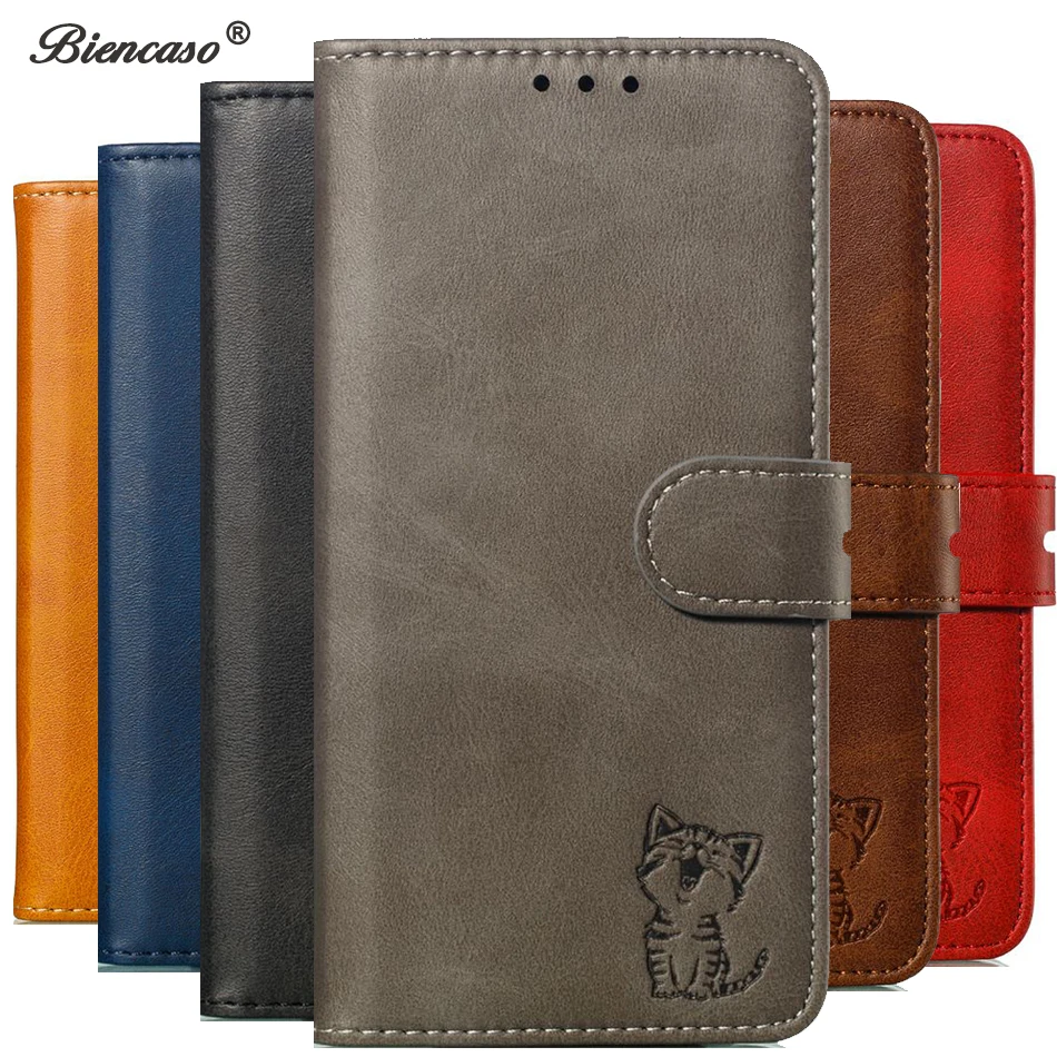 

Luxury Cat Pattern Wallet Flip Cases For Coque Samsung Galaxy S6 S7 S8 S9 S10 Plus A10 A20 A30 A40 A50 A60 A70 A80 A90 Cover Bag