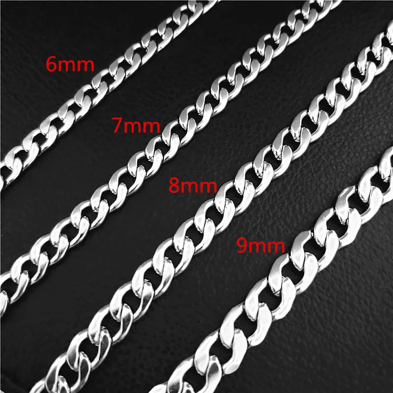 Cool Cuban Brake Chain Men’s Bracelet Stainless Steel Hip-hop Jewelry Women Men Punk Rock Hand Link Steel Pulsera Hombre