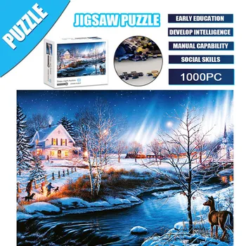 

Adults Puzzles 1000 Piece Large Puzzle Game Interesting Toys Personalized Gift educational Toys rompecabezas развивающие игрушки