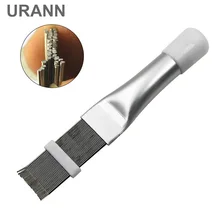 1 шт. гребень из нержавеющей стали щетка для кондиционера лезвие охлаждения выпрямление РЕФРИЖЕРАТОРНЫЙ ремонт инструмент щетка для чистки плиты