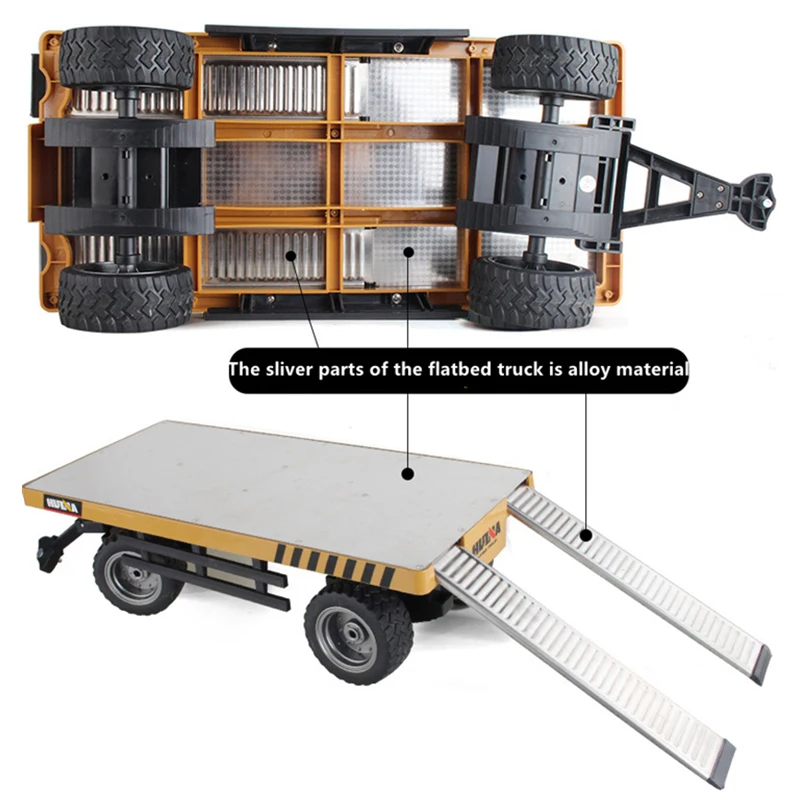 1:10 8-CH Remote Control Forklift Truck 360 Degree Rotation 100M Control 30Mins Flight Time Simulation Light Alloy Made RC Toy 6