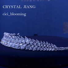 Винтажная Корона полностью из циркония для невесты; простая и элегантная одежда