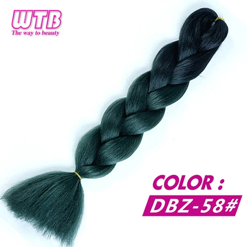 WTB длинные красные розовые Ombre Jumbo синтетические плетеные волосы для женщин крючком косички прическа высокая температура косички из волокна волос - Цвет: #530