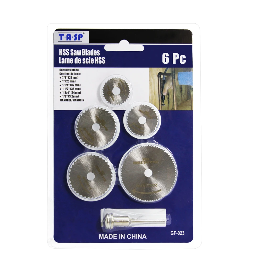6PC Dremel HSS Circular Saw Blades Set 