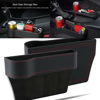 

Car Universal Interior Seat Organizer Box For Auto Wallet Phone Cigarette Car Storage Trunk Gap Slit Filler Holder Accessories