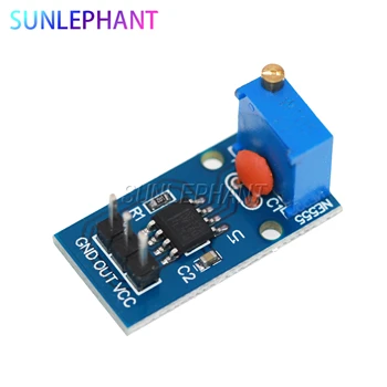 

NE555 adjustable frequency pulse generator module For Smart Car