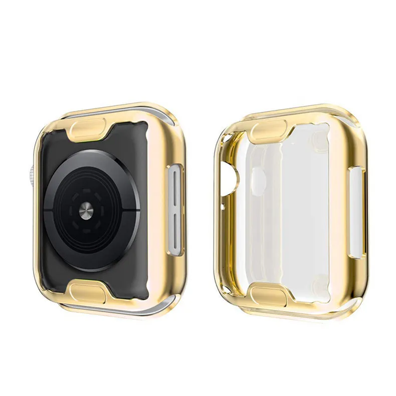 Чехол из ТПУ для apple watch case 4 5 44 мм/40 мм iWatch case 42 мм/38 мм мягкий протектор экрана apple watch 3 2 1 case 42 мм 38 мм