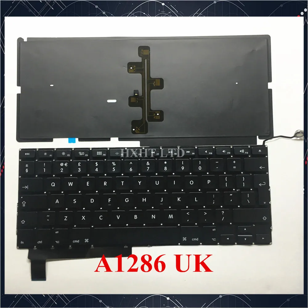 

NEW A1286 UK keyboard For Macbook Pro 15" A1286 Laptop keyboard UK layout 2009 2010 2011 2012 year