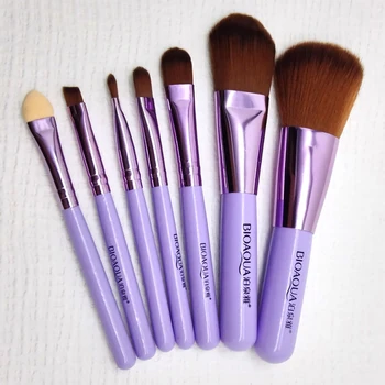 

7-Cosmetic-Brush Set Powder Foundation Brush Lip Brush Sponge Stick Fine Bristles Evenly Colored Blush Brush Foundation Brush