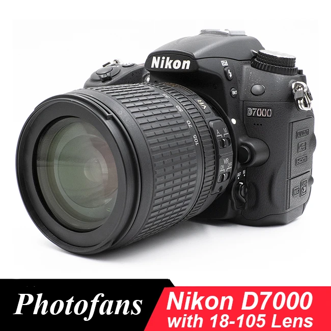 meditación tira Obstinado Nikon D7000 Cámara réflex DSLR kit con objetivo 18 105mm|Cámaras DSLR| -  AliExpress