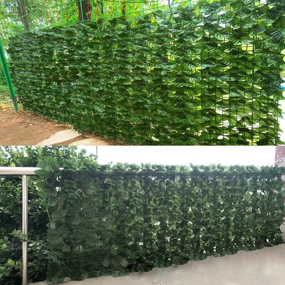 taianle Valla de privacidad de imitación de hiedra artificial y hojas de imitación para decoración exterior de jardín