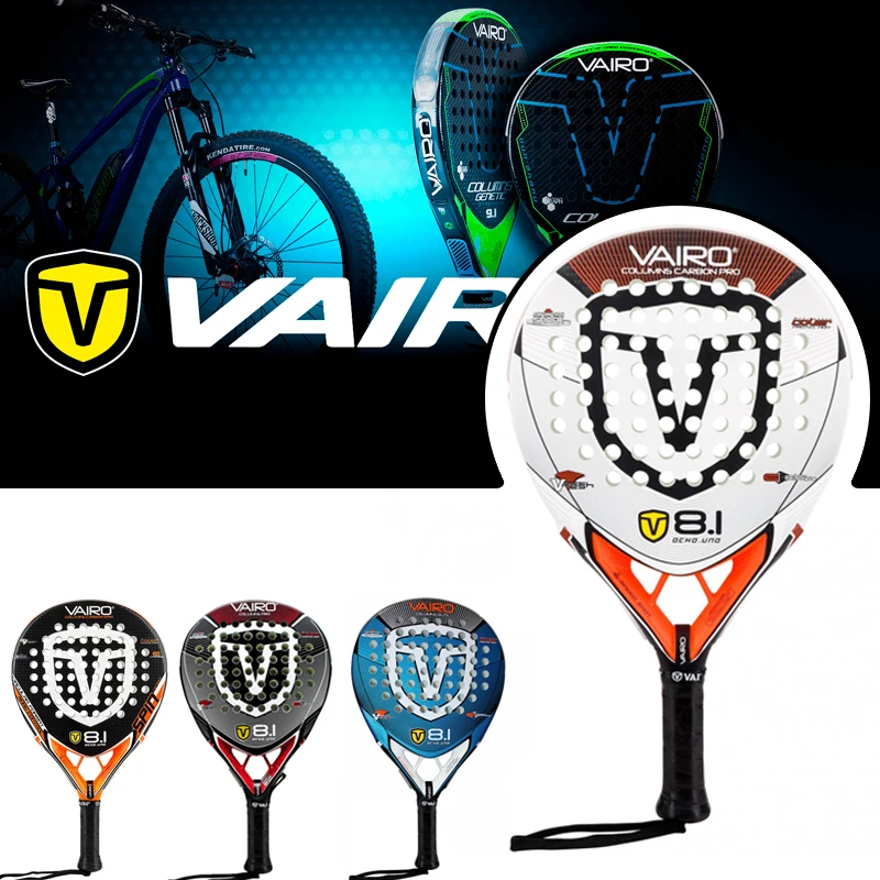 Vairo Padel Racket Porfessional Palas 3 Layer Carbon Fiber Board Paddle Racket Eva Face Tennis Racket Beach Racket - Rackets - AliExpress