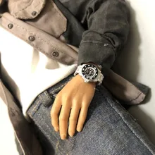 

1/6 Scale Male Action Figure Miniature Accessories Mini Watch Model Wrist Decoration for 12 inch Action Figure Toy DIY