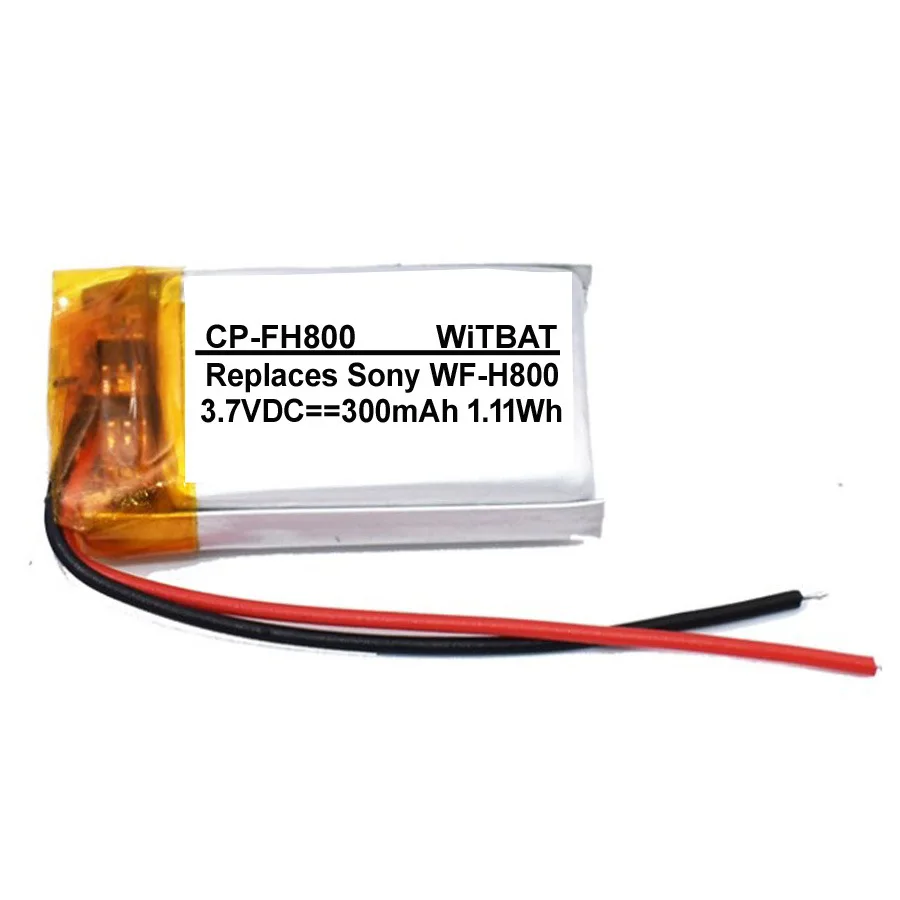 

ZHUJI 300mAh Battery for Sony WF-H800,WF-XB700 headset charging box