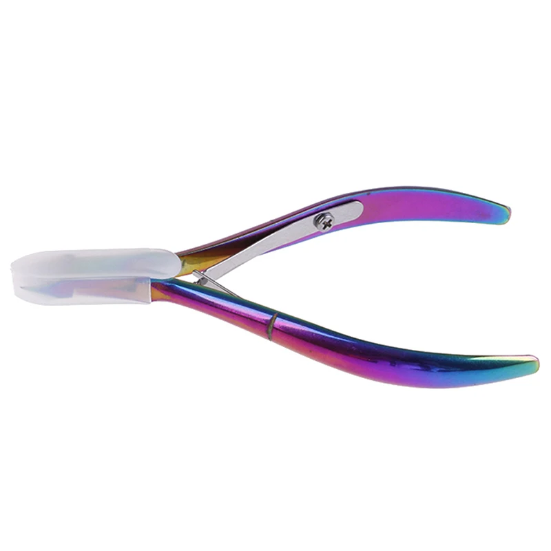 nail clipper set nail clipper nail scissors set nail clippers manicure nail clipper set nail clippers kit 1PCS Nail Art Dead Skin Remover Clipper Scissor Manicure Pedicure Tool Stainless Steel Plating Rainbow Cuticle Nipper Cutter