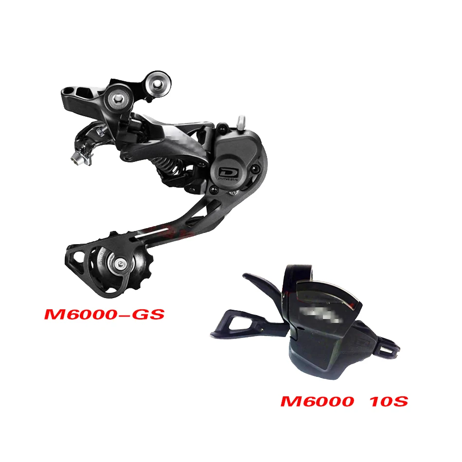 SHIMAN0 M6000/M610/M615 10 скоростные переключатели+ задние переключатели+ 42T 46T 50T SUNSHINE cassette 10 speed Chain Groupset - Цвет: M6000 GS