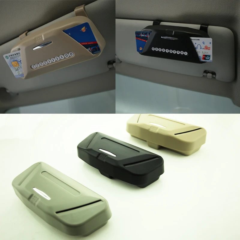 Car Glasses Case Organizer Box Sunglasses Holder Storage Pocke For