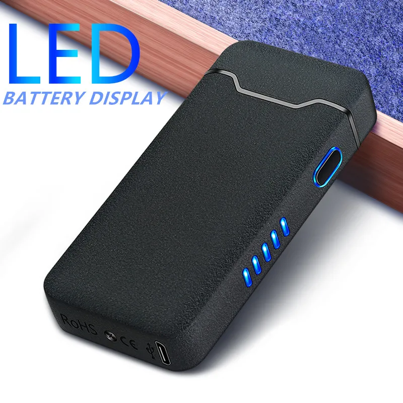 New Ignition Arc Electronic USB Electric Flame Lighter Metal Gift AI Charge Protection Cigar Lighters