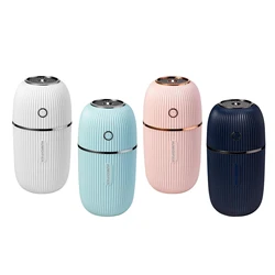 Mini Portable Air Humidifiers, Air Purifier, Mist Sprayer, Essential Oil, Aroma Diffuser for Home, Car with Colorful Light