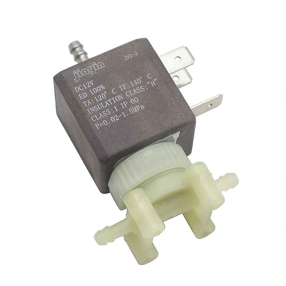 Jiayin JYZ 3F4 P N/C 2/3 Way DC 12V Cannula кофеварки Паровая вода двунаправленная катушка потока