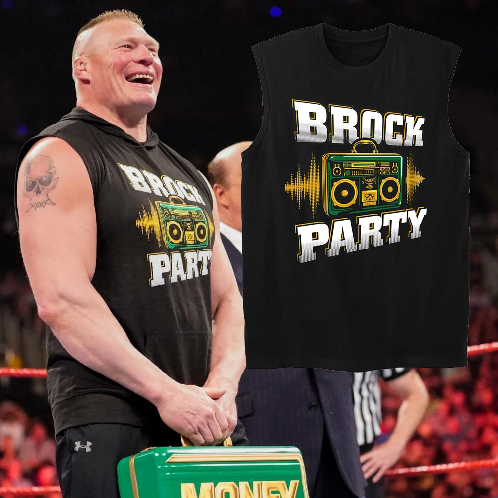 Brock lesnar sleeveless t shirt Clearance