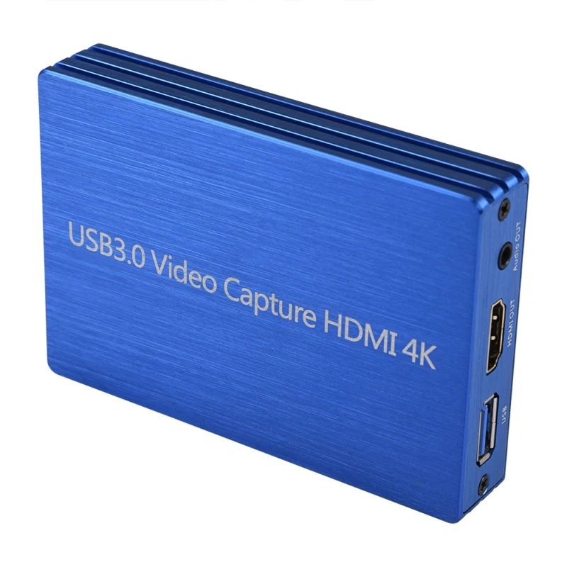 Игровая карта захвата для HDMI USB 3,0 4K Портативный Аудио-Видео ключ с петлей для Windows для Linux для OS X